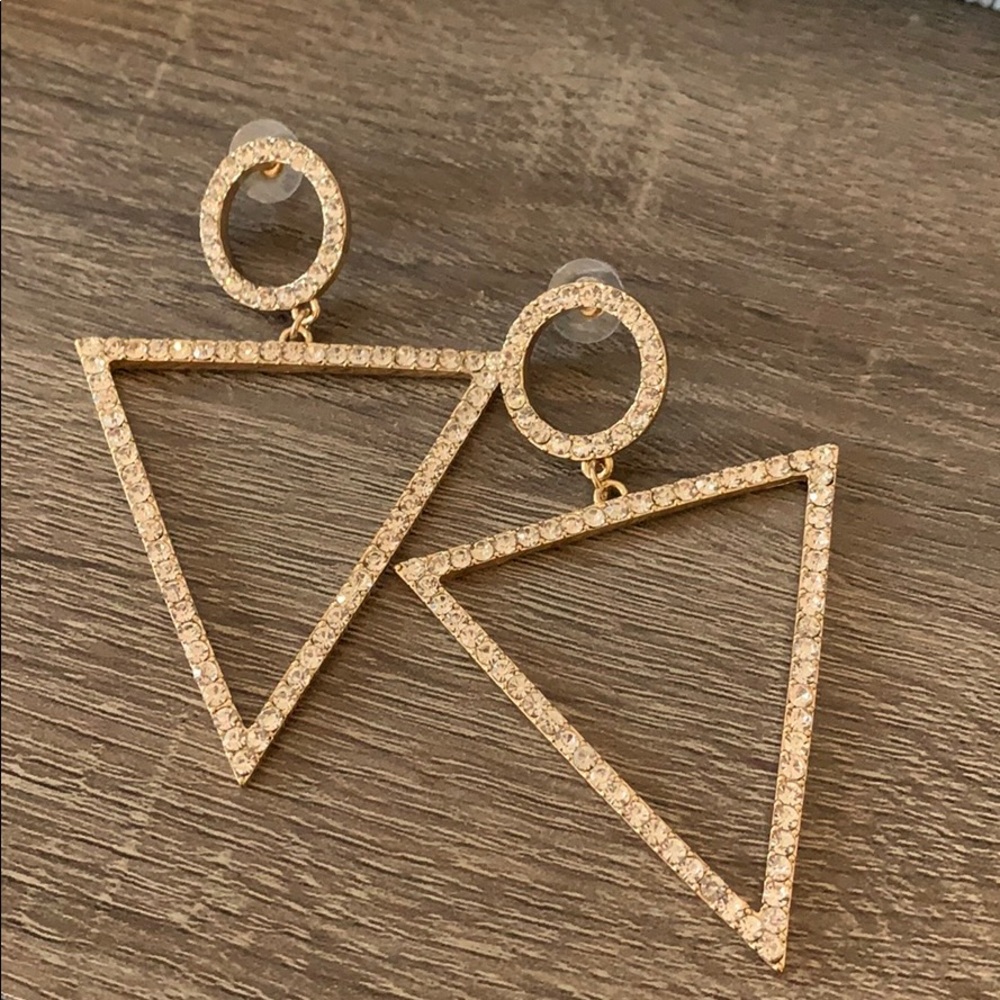 Funky Triangle Earrings